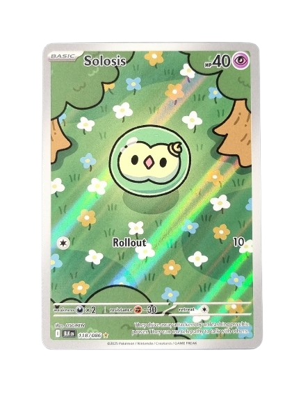 pokemon solosis card 118/086 – Pokybox Ultra Pro Premium 4 These are protective sleeves Expansion Set:Destined Rivals - Single Pack pokemon card holder