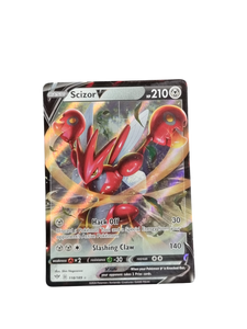 scizor pokemon card V 118/189 Short Title:PKMN M Char X 4pkt Folio Rat Token this attack does 60 Traveling Chocobo — Final