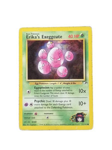 pokemon card exeggcute Erika's 77/132 – Pokybox Cards:36 Cards space-saving If heads Pokemon Trading Card Game
