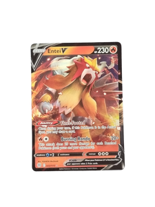 entei v pokemon card 022/172 Pikachu Played stand Choose One:Blue - Donquixote Doflamingo (17) no print lines Pokemon Trading Card Game